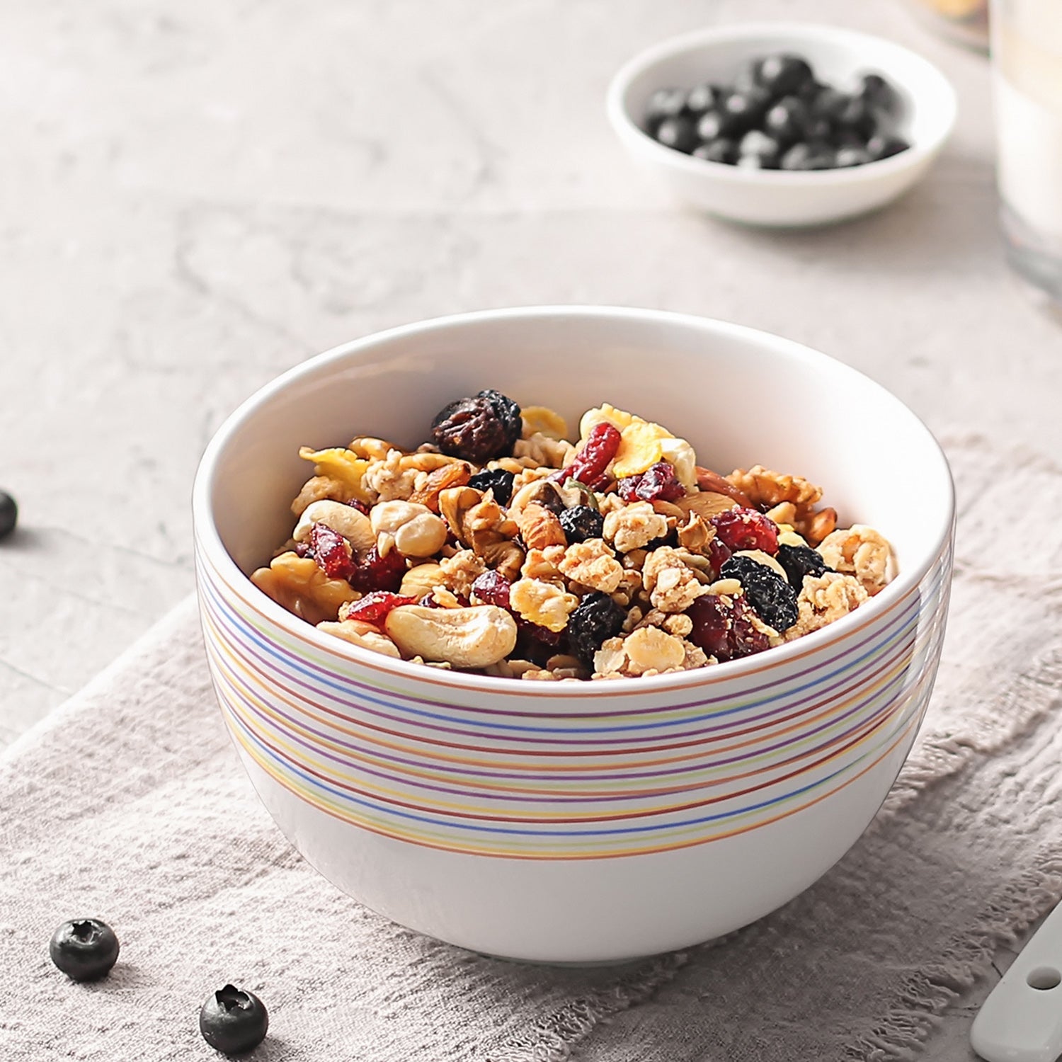 Colorful Deep Cereal Bowls - Set of 4