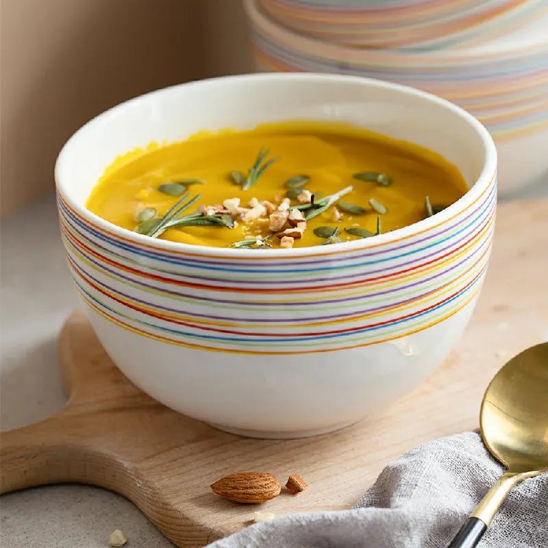 Colorful Deep Cereal Bowls - Set of 4
